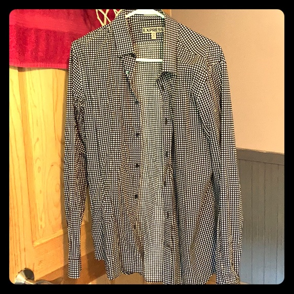 Express Men’s Fitted Dress Shirt - Picture 1 of 3